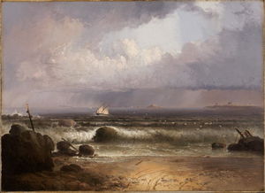 Coming Squall (Nahant Beach with a Summer Shower)