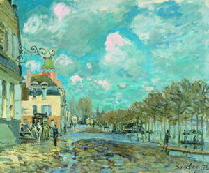 Alfred Sisley - Flood at Port-Marly 4