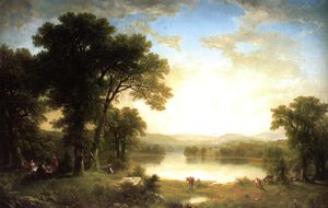 Asher Brown Durand - Picnic in the country