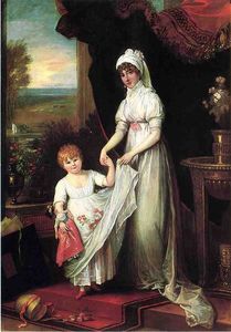La signora Thomas Keyes e sua figlia