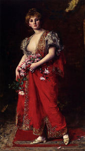 艾米莉肖像罗布林沃伦的- Carolus-Duran (Charles-Auguste-Emile