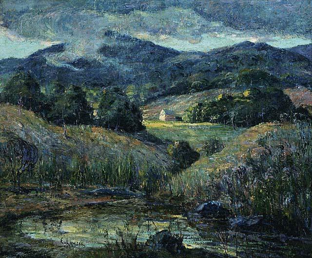 Wikioo.org - The Encyclopedia of Fine Arts - Painting, Artwork by Ernest Lawson - Approaching Storm