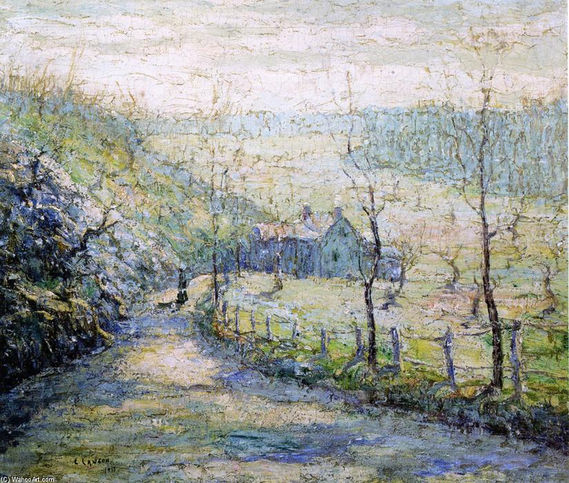 Wikioo.org - The Encyclopedia of Fine Arts - Painting, Artwork by Ernest Lawson - The Road