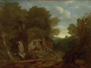 John White Abbott - Houses at the Edge of a Wood