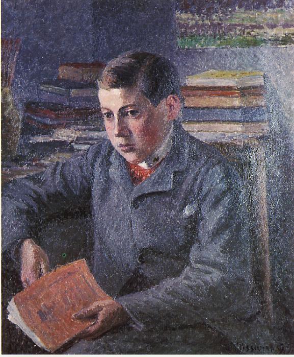 Wikioo.org - The Encyclopedia of Fine Arts - Painting, Artwork by Camille Pissarro - Portrait of Paulemile 1