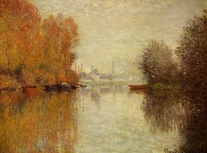 Claude Monet - Autumn on the Seine at Argenteuil