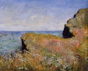 Claude Monet - Edge of the Cliff, at Pourville