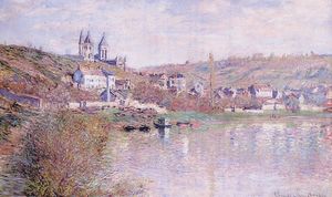 Claude Monet - The Hills of Vetheuil