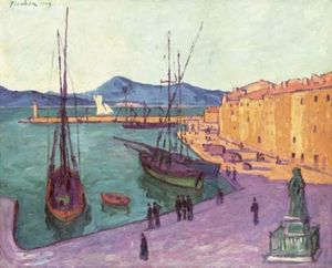 Francis Picabia - Port de Saint-Tropez, effet du soir