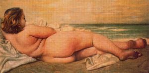 Giorgio De Chirico - Nude Woman on the Beach