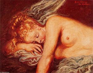 Giorgio De Chirico - Sleeping girl