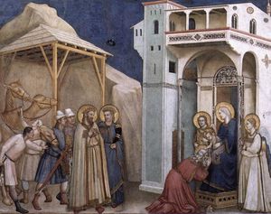 Giotto Di Bondone - The Adoration of the Magi (North transept, Lower Church, San Francesco, Assisi)