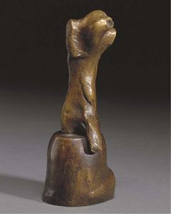 Henry Moore - Seated Figure on Log