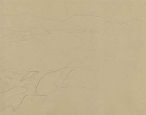 Nicholas Roerich - Sketch of landscape 17