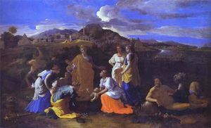 Nicolas Poussin - The Baby Moses Saved from the River