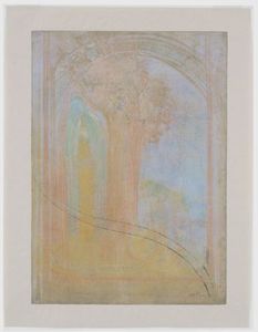 Odilon Redon - Virgin under the Arch