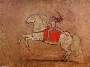 Pablo Picasso - Amazon on horse