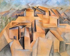 Pablo Picasso - Casas en la colina (Horta de Ebro)