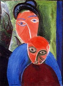 Pablo Picasso - Mother and son