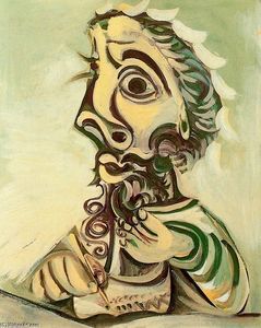 Pablo Picasso - Portrait of a man writing