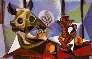 Pablo Picasso - Still life with bull skull