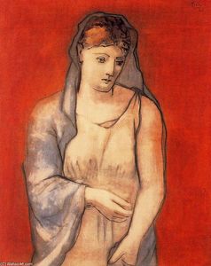 Pablo Picasso - Woman with Blue Veil