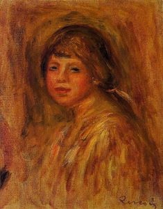 Pierre-Auguste Renoir - Head of a Young Woman