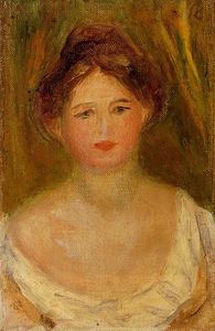 Pierre-Auguste Renoir - Portrait of a Woman with Hair Bun