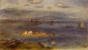 Pierre-Auguste Renoir - The Coast of Brittany, Fishing Boats