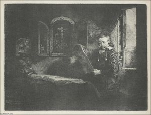 Rembrandt Van Rijn - Abraham Franz, or Francen