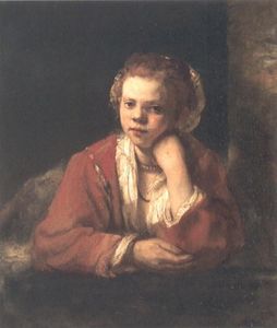 Rembrandt Van Rijn - Young Woman at a Window