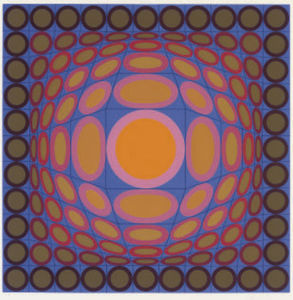 Victor Vasarely - Abstract 1