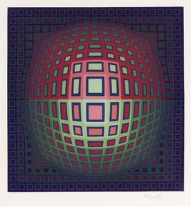 Victor Vasarely - Abstract 12