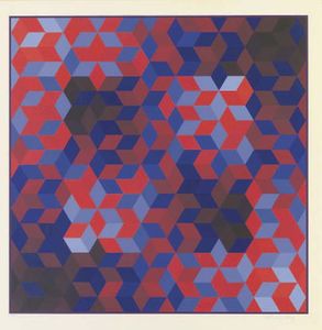 Victor Vasarely - Abstract 8