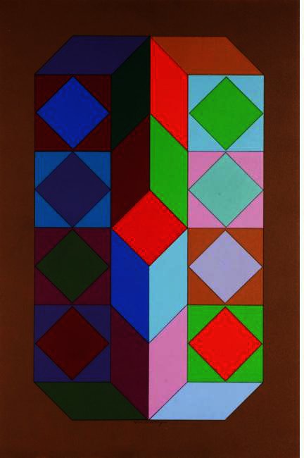Wikioo.org - The Encyclopedia of Fine Arts - Painting, Artwork by Victor Vasarely - Sonora Ii