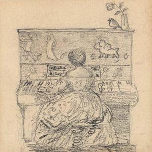 Edward Coley Burne-Jones - Georgiana Burne-Jones at the piano