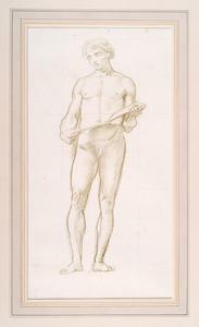 Edward John Poynter - Nude Study Of A Man
