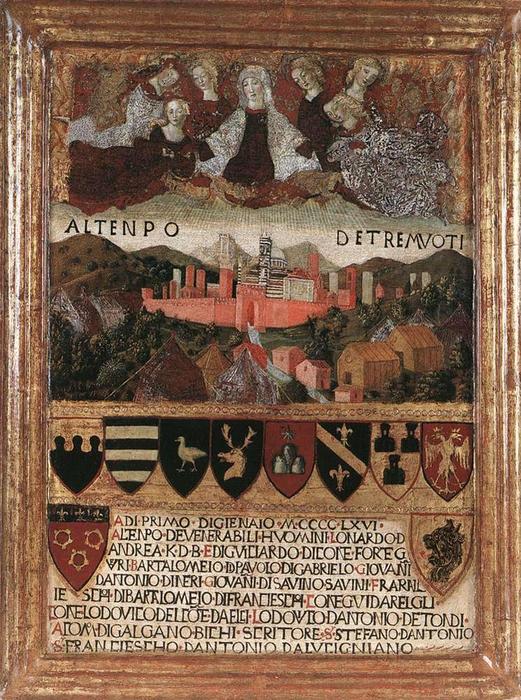Wikioo.org - The Encyclopedia of Fine Arts - Painting, Artwork by Francesco Di Giorgio Martini - Madonna del Terremoto