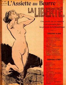 Freedom. Cover for L'Assiette au beurre 1