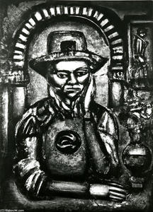 Georges Rouault - The chinese invented the gunpowder they say and donated it to us