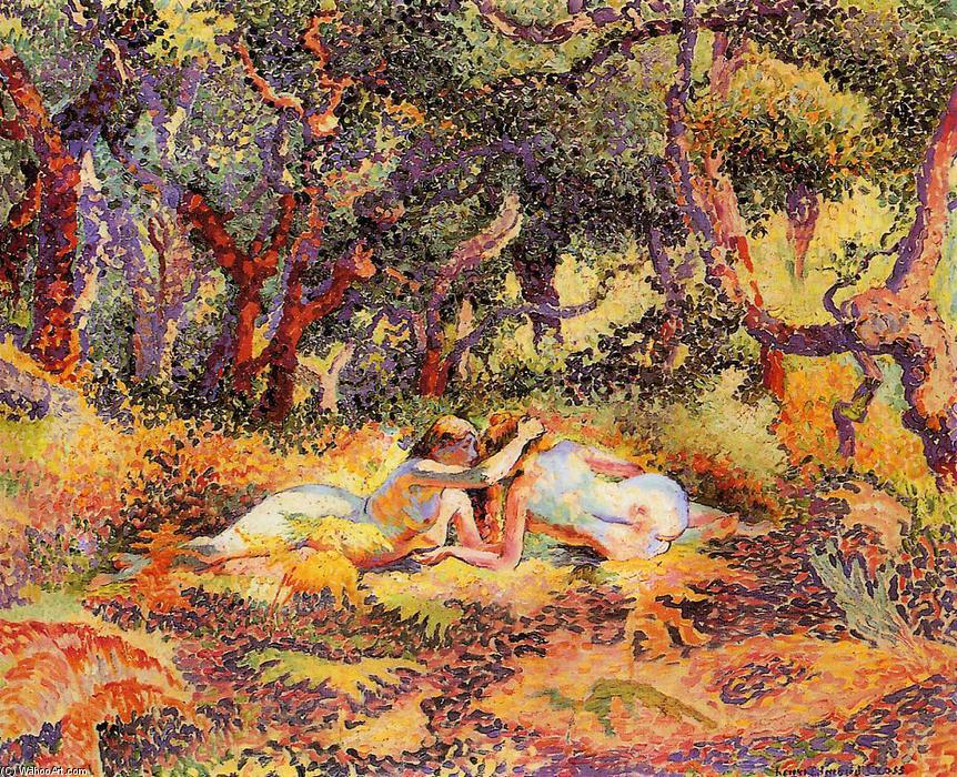 WikiOO.org - Encyclopedia of Fine Arts - Maalaus, taideteos Henri Edmond Cross - The Forest