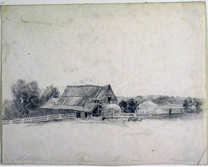 Barn and Haystacks