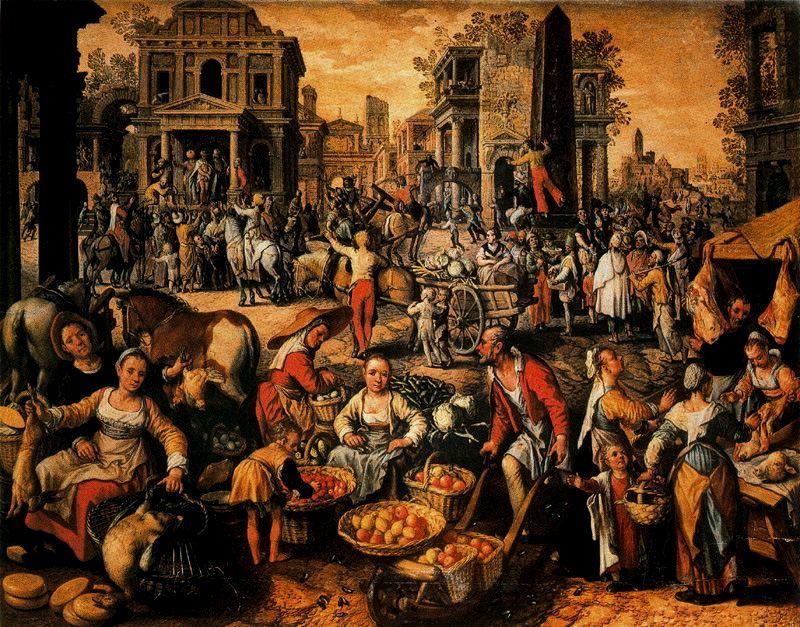 Wikioo.org - The Encyclopedia of Fine Arts - Painting, Artwork by Joachim Beuckelaer - Jesus presented to the people