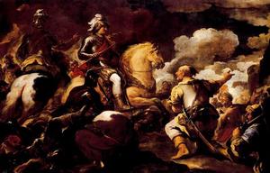 Luca Giordano - Taking a stronghold