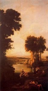 Copy of ''Moses saved from the waters of the Nile'' by Claude Lorrain