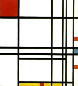 Piet Mondrian - Composition No. 8