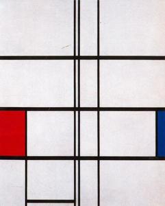 Piet Mondrian - Composition with Red And Blue