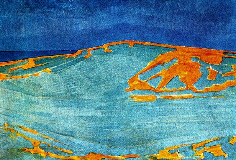  Oil Painting Replica Duna by Piet Mondrian (1872-1944, Netherlands) | ArtsDot.com