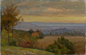 Theodore Clement Steele - Blue Range in Afternoon (Early Autumn)