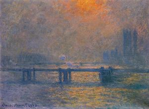 Claude Monet - Charing Cross Bridge, The Thames
